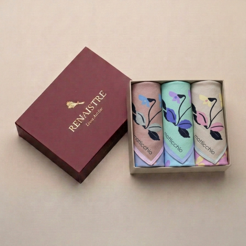 Pastel Flora Ladies' Handkerchief