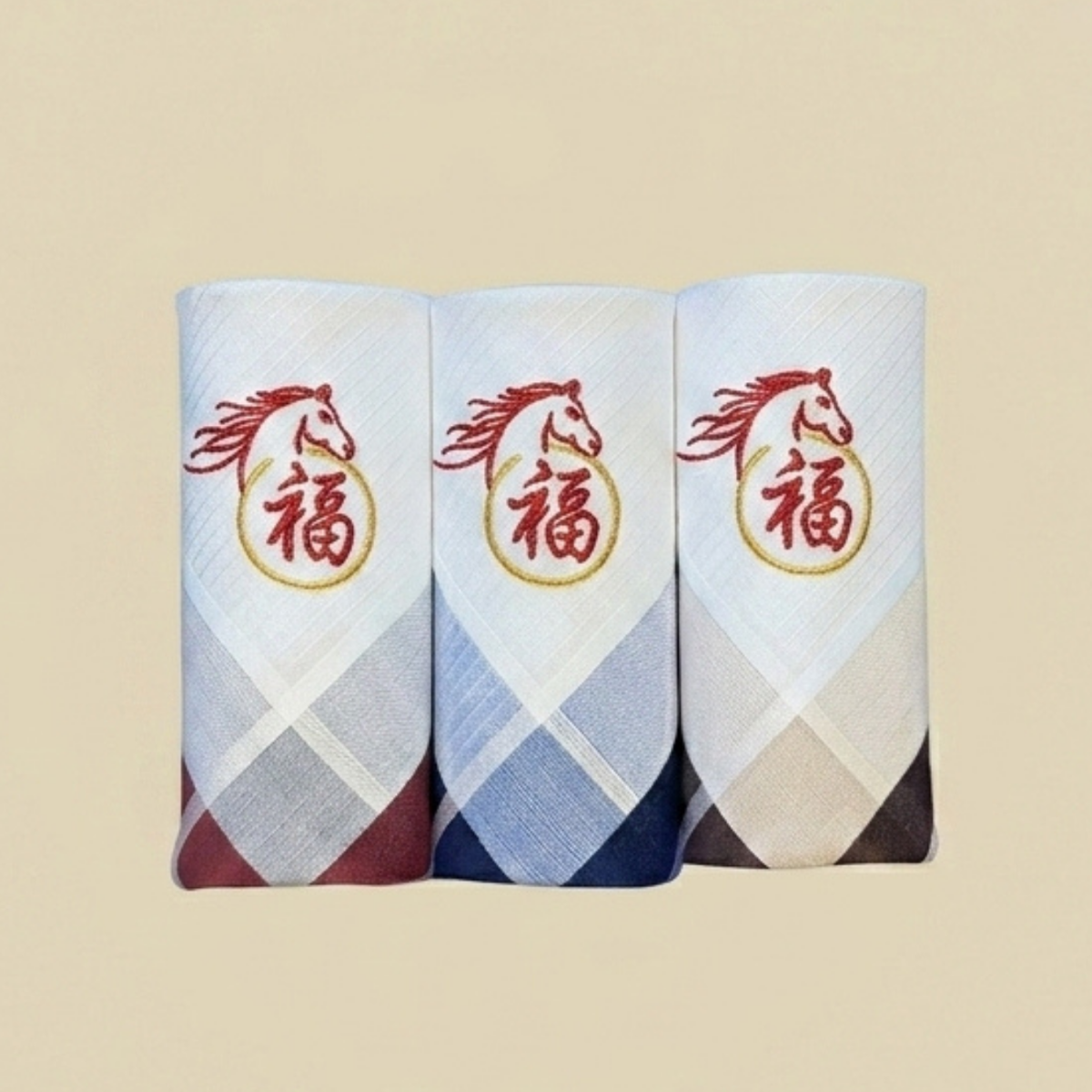 Year of the Horse Men's Handkerchief