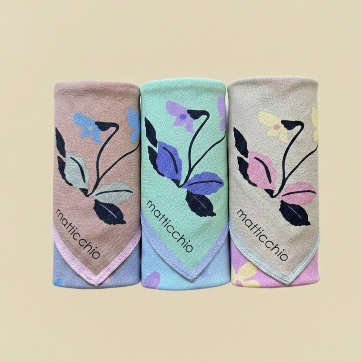 Pastel Flora Ladies' Handkerchief
