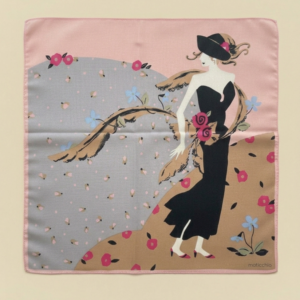 Pastel Flora Ladies' Handkerchief