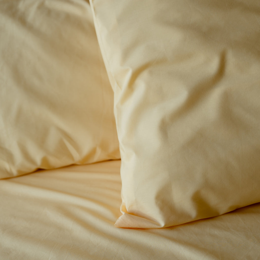 100% Premium Cotton Fitted Bedsheet Set - Classic Percale