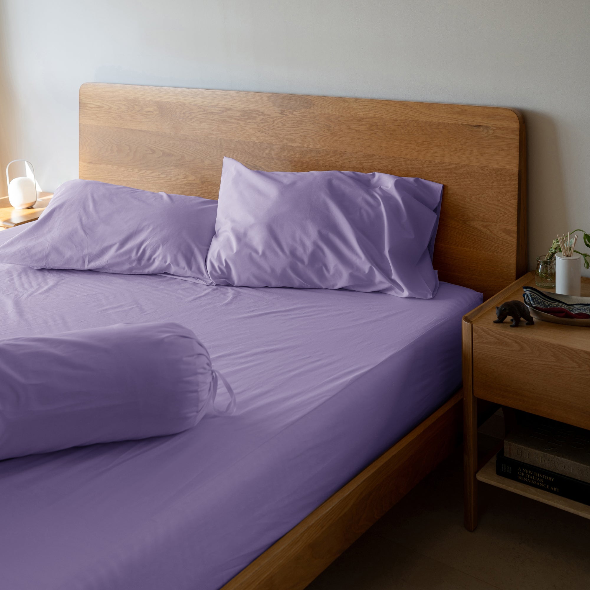 Crisp Cotton Percale Fitted Set