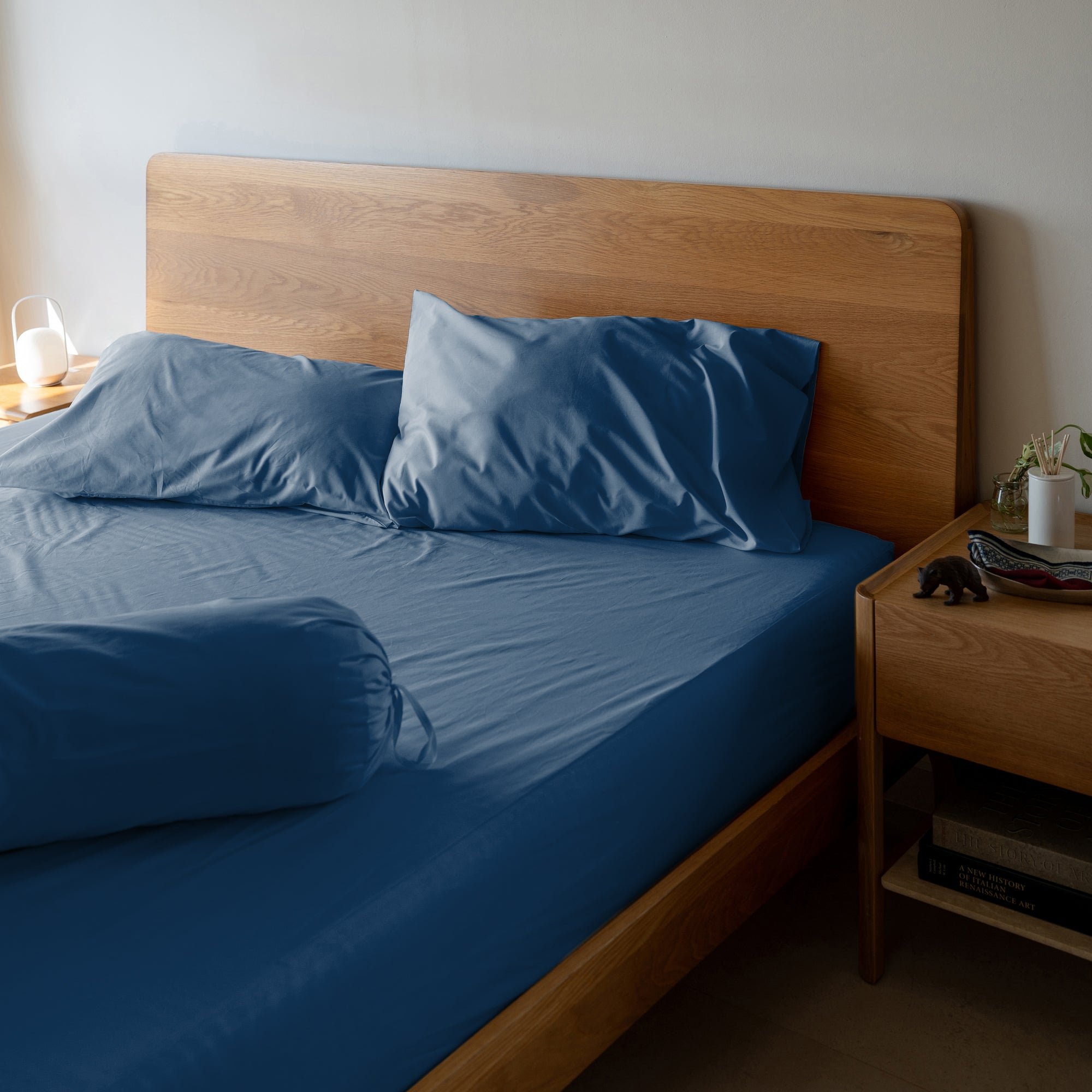 Crisp Cotton Percale Fitted Set