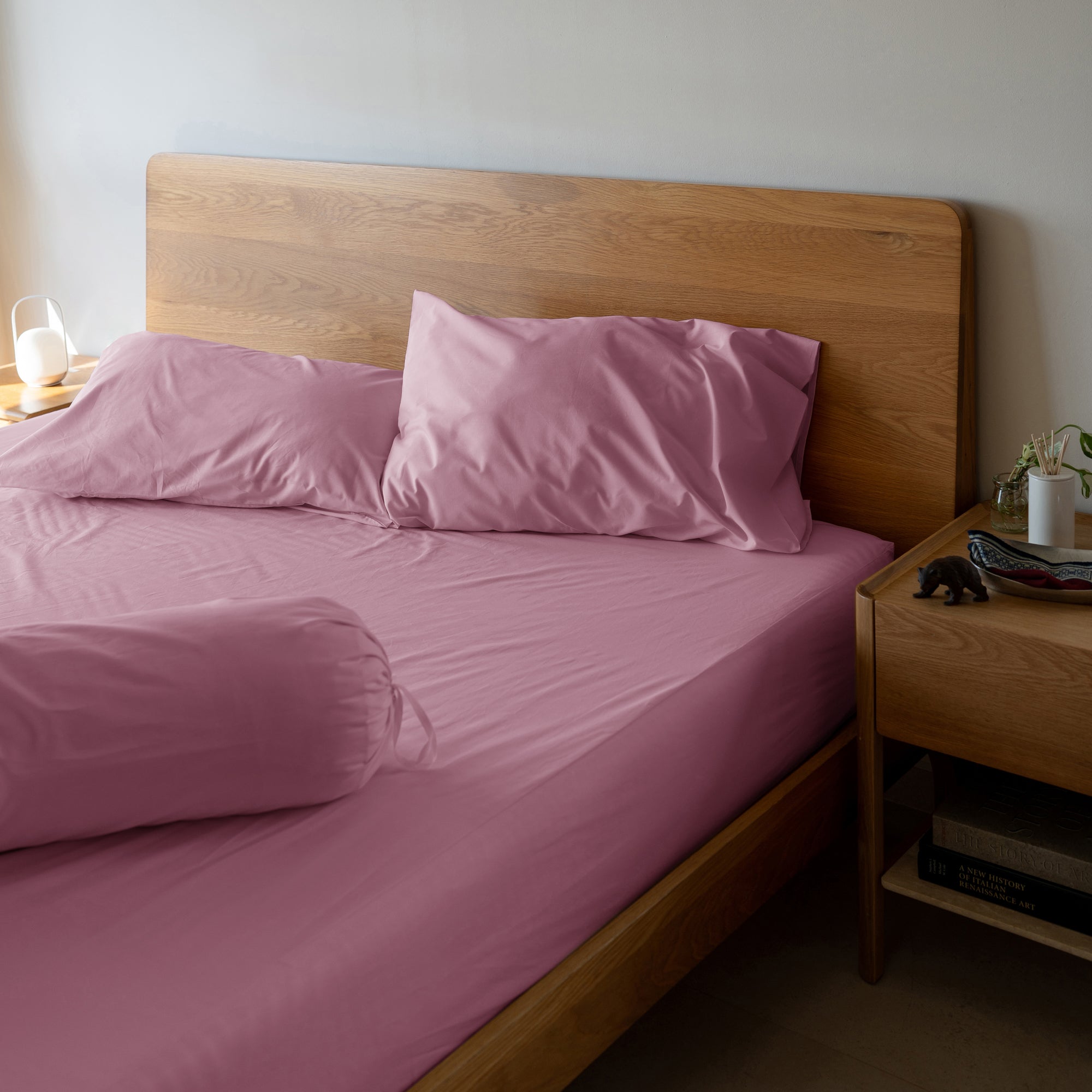 Crisp Cotton Percale Fitted Set