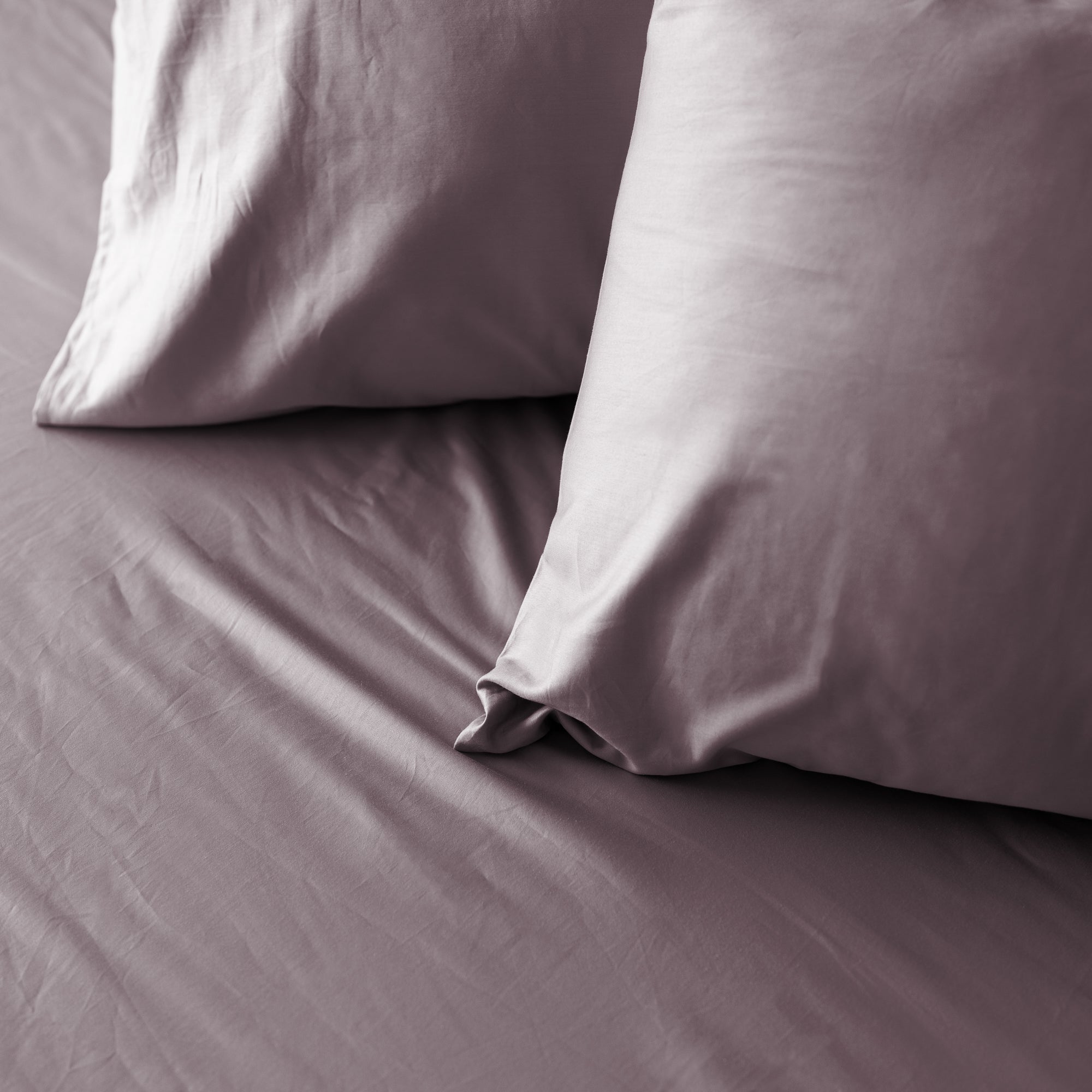 Premium Cotton Sateen Fitted Sheet Set