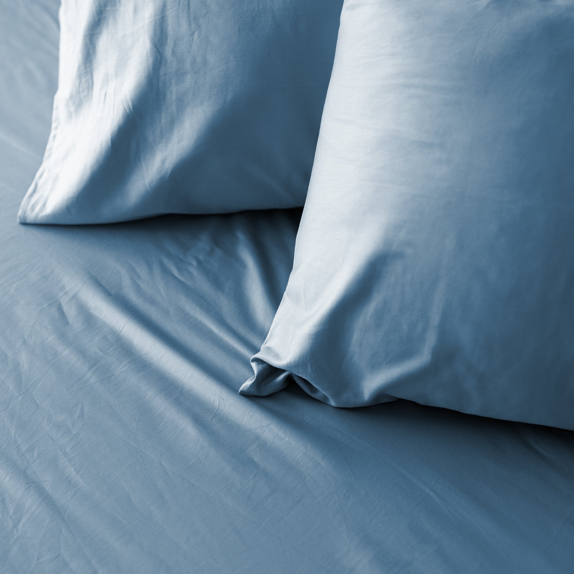 Premium Cotton Sateen Fitted Sheet Set