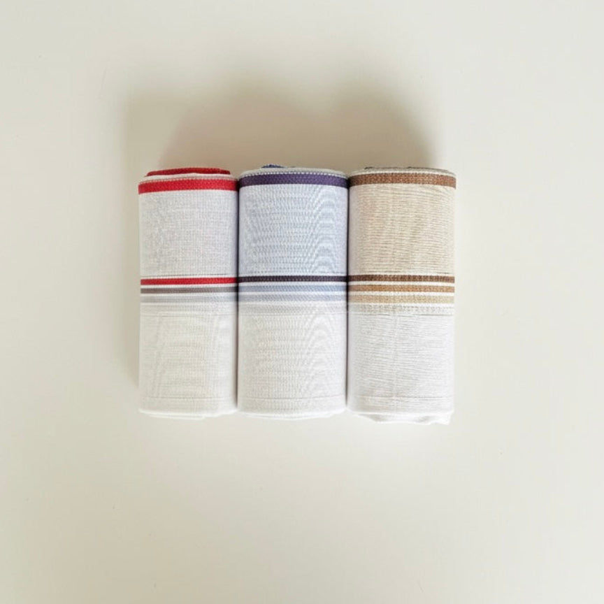 Men's Handkerchief Box Set - Classic Stripes