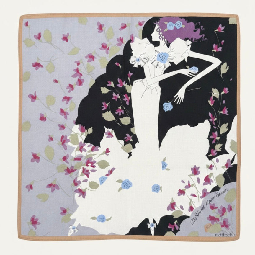Ladies' Handkerchief Box Set - Florentine Bloom - Designed in Italy