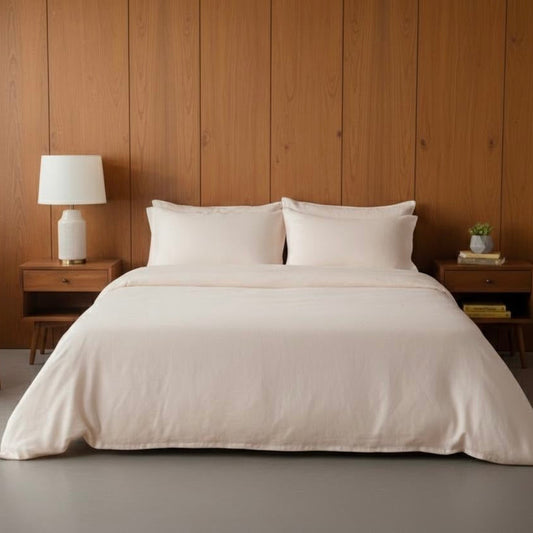 100% Pure Linen Fitted Bedsheet Set - Heritage Series