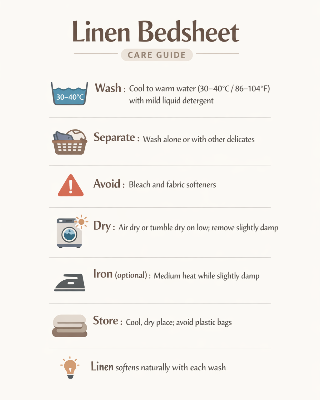 100% Pure Linen Fitted Bedsheet Set - Heritage Series