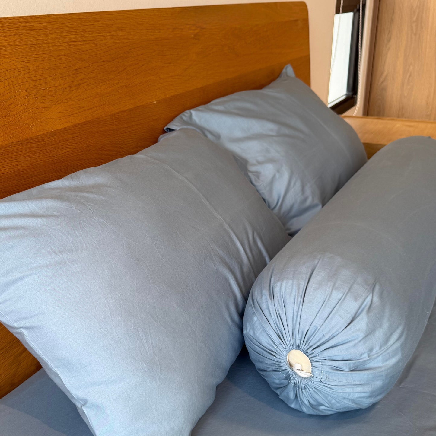 100% Premium Cotton Fitted Bedsheet Set - Silky Sateen Series