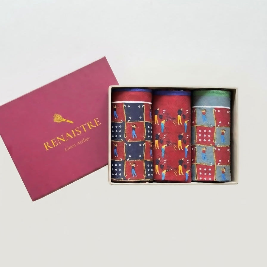 Men's Handkerchief Box Set - Designed in Italy - Fairway Friends