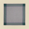Bordered Checks Men's Handkerchief