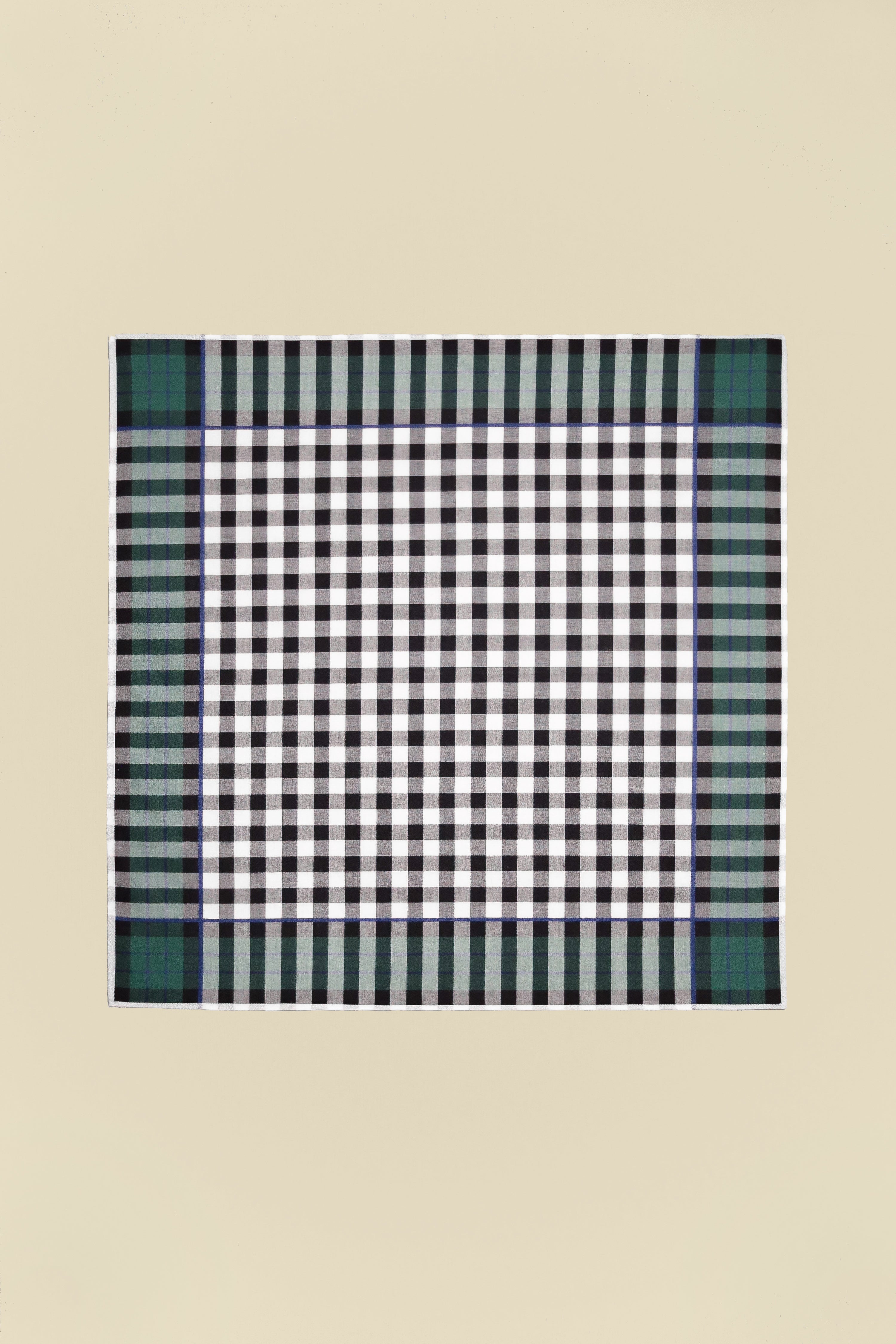 Men's Handkerchief Box Set - Bordered Checks